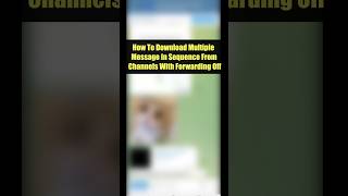 How To Download Multiple Messages Using SRC Bot's Bulk Command #downloader #telegrambot #coding