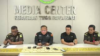 Konferensi Pers - Pengembanngan Perkara Korupsi Pada Pekerjaan Mogoy Merdey Kab. Teluk Bintuni