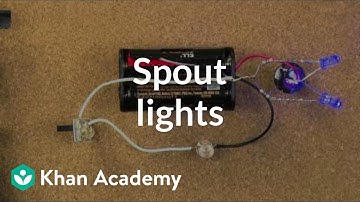 Spout lights | Home-made robots | Electrical engineering | Khan Academy