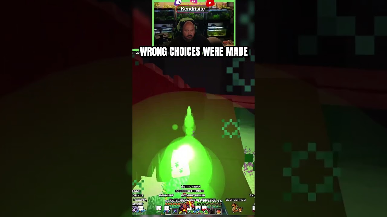 I made the wrong choice at this moment #minecraftshorts #clips #shorts #reels #minecraft