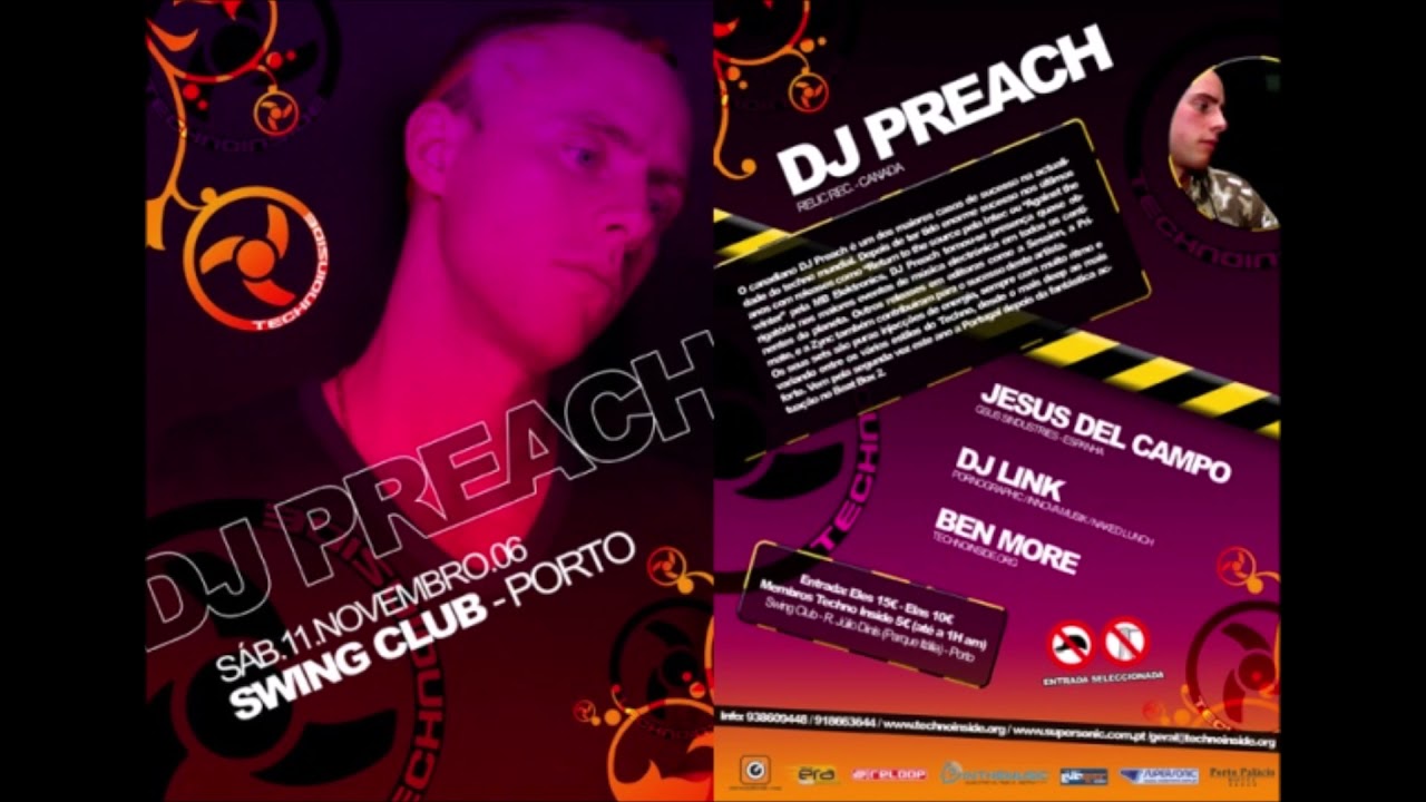 DJ Preach - Live @ Techno Inside - Swing Club, Porto, Portugal 11.11.2006.