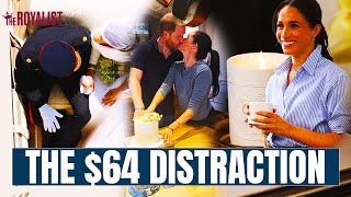 Meghan Wheels Out Harry and the Kids to Flog a $64 Candle: She’s Gotta Pay For a New Kitchen Somehow