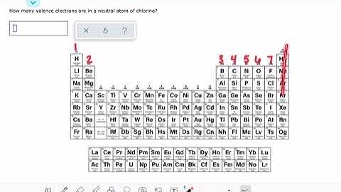 ALEKS: Counting valence electrons in a neutral atom