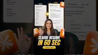 Make a Job-Winning Resume in 60 Seconds (AI Hack)  #gadgetsunfold #tech
