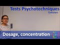 Dosage et concentration  les tests psycho by debo tests psychotechniques  c1m11