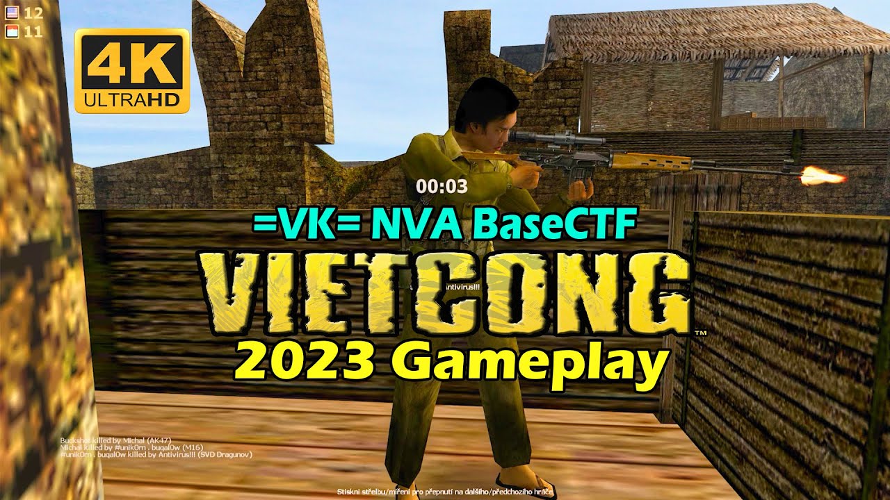VIETCONG Multiplayer Gameplay 2023 | =VK= NVA Base | 4K