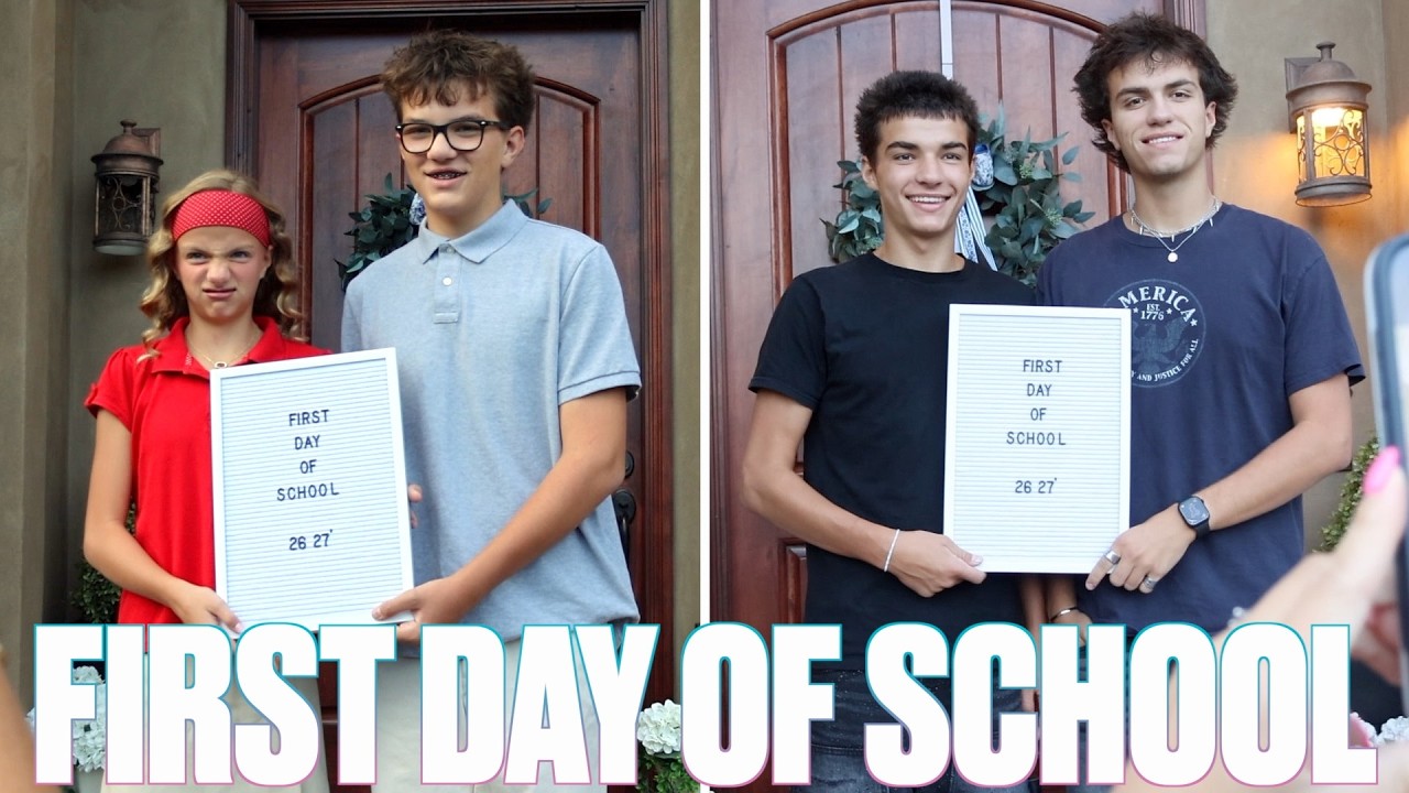 FIRST DAY OF SCHOOL! GOING BACK TO SCHOOL FOR THE FIRST DAY OF SCHOOL 2026