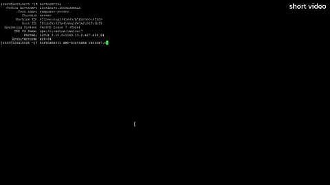 Short Video  : Set or Change Hostname in CentOS/RHEL 7/8