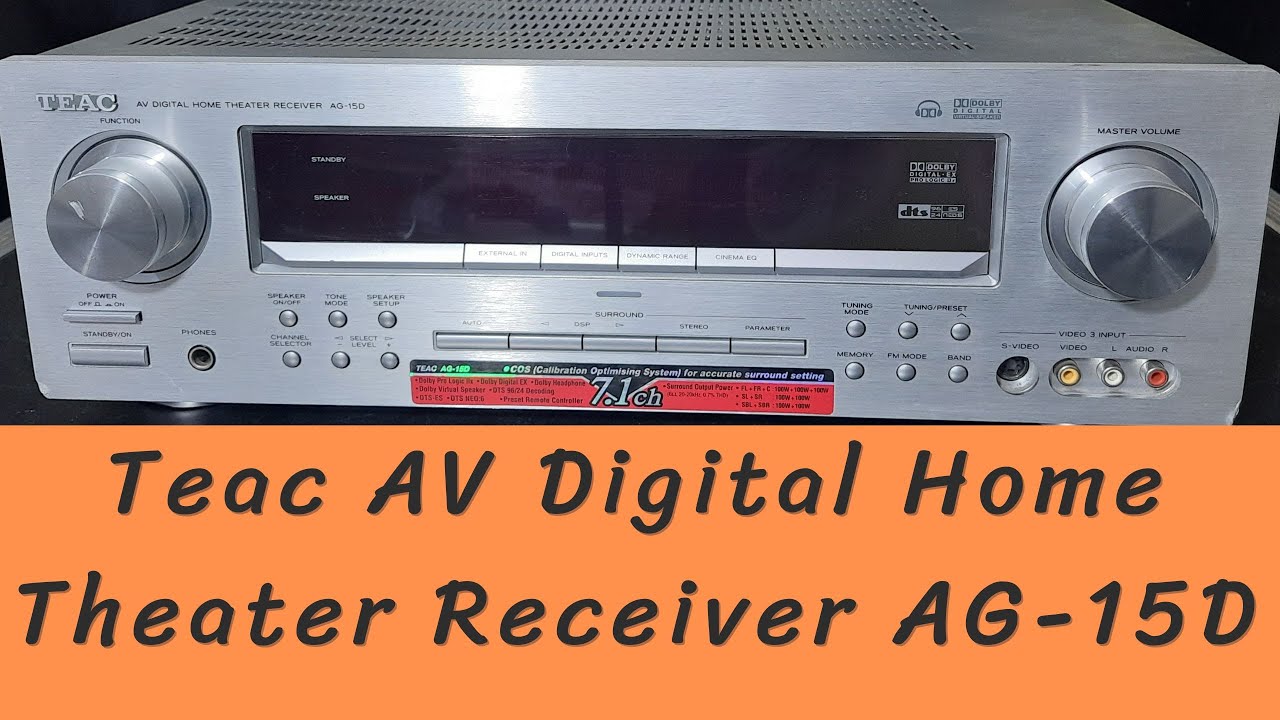 Teac AV Digital Home Theater Receiver AG15D Price And Connection IN