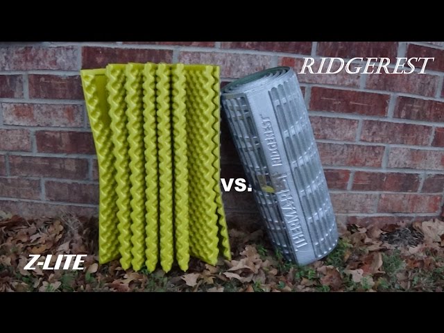 Ridge Rest Sleeping Pad Foam Camping Hiking Lightweight Roll Up Outdoors  20x70