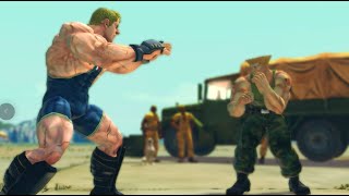 Ultra Street Fighter 4 Rival Cutscenes: Abel vs. Guile