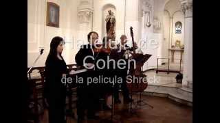 Video thumbnail of "Alleuya de Shreck ( Cohen) : Musica para casamientos.Trio de cuerdas y soprano"