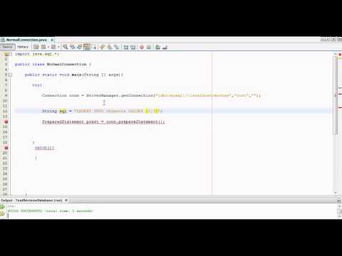 Java Database Prepared Statement My Test Revision Steps