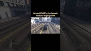 Proof GTA NPCs Are Secretly Rockstar Employees 😰 #interesting