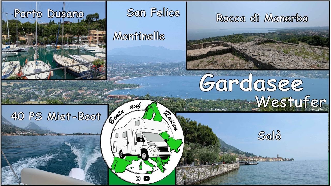 Gardasee Westufer - Manerba del Garda und Salò