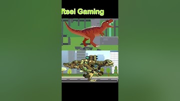 Dinosaur Guard + Dino Robot Corps #shorts #dinosaurgames #dinorobot