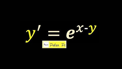 Separation of Variables for Solving Differential Equations - A Third Example!