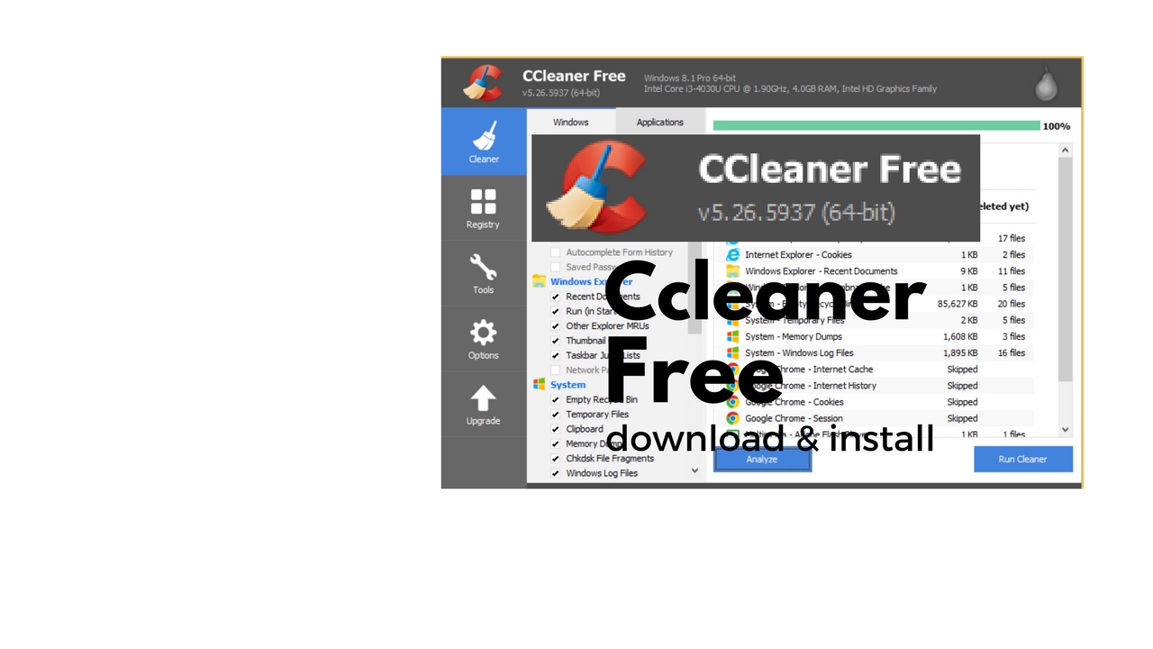 Free CCleaner download & installation | | ***wipe your drive safely ...
