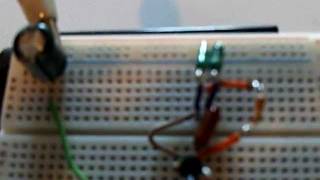LED oscillator made from parts out of a CFL