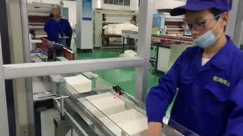 Hand towel tissue production line Z fold making machine N band saw cutting N Package machine