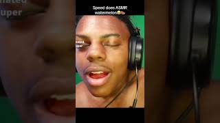 SPEED DOES ASMR with WaterMelon #viralvideo #memes #funny #speed #haihuoc #asmr