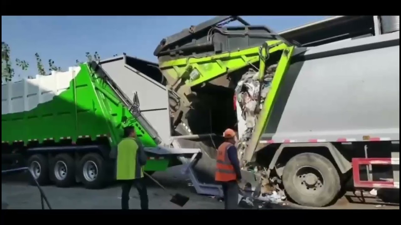 garbage compactor truck Homework video