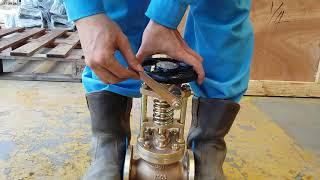 Quick closing valve operation ( mechanical type )