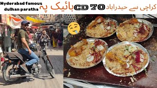 Dulhan Paratha | Hyderabad ka Nashta | Famous since 50 Years | Street Food Pakistan|Cafe Afzal