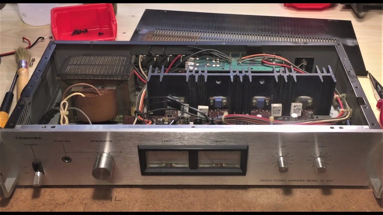Toshiba SC330 Power Amplifier Repair YouTube