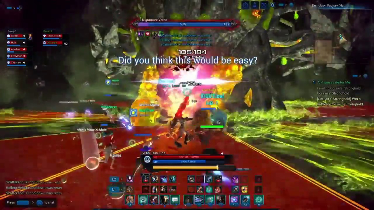 Tera Console - Gunner Gameplay Demokron Factory Hard Mode (DFHM)