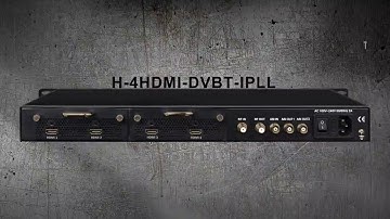 1-4 HDMI to DVB-T digital Modulators and IPTV Streaming Encoders 1080p/60
