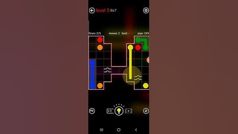 How to solve flow free bridge (inkblot pack level 5)