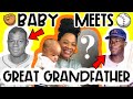BABY MEETS GREAT GRAND PARENTS VIDEO | Famous Baseball Player #MeetGrandparents #baseballplayer