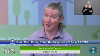 County of Santa Clara Public Health: Answering COVID-19 Questions - October 28, 2020