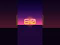 1min Silent Synthwave Timer 🌆 1 Minute Countdown (No Sound) #Shorts