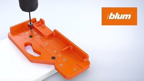 Drilling template for LEGRABOX base/back | Blum