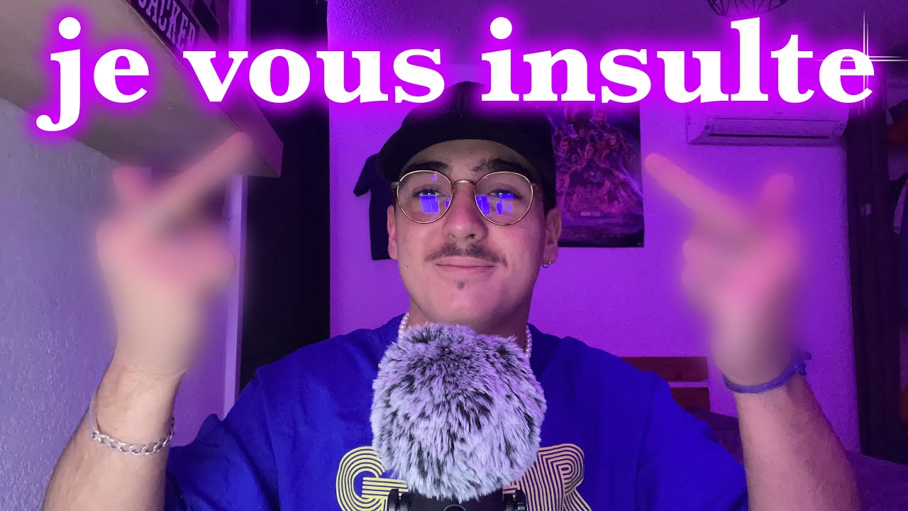 ASMR JE VOUS INSULTE (les meilleures insultes de notre belle langue)