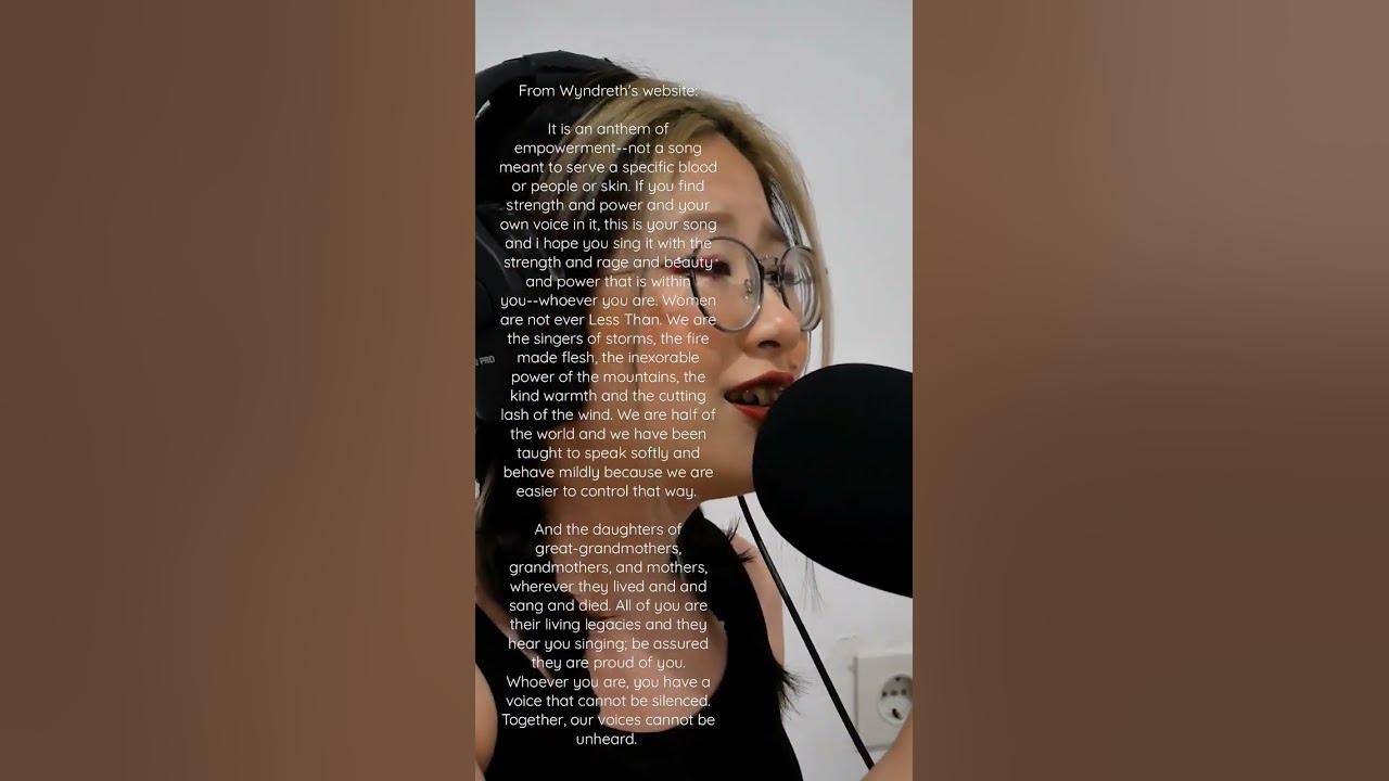 savage daughter - wyndreth berginsdottir (verse rewrite) - YouTube