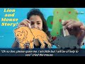 Lion and the mouse story for kids  short stories  icecream stick puppets  creative learners