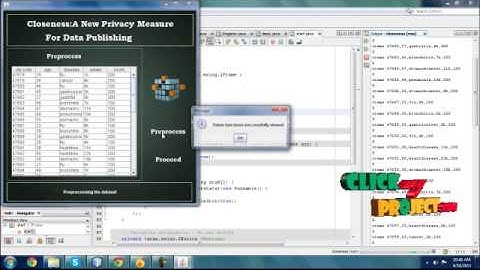 Final Year Projects 2015 | Closeness: A New Privacy Measure For Data Publishing
