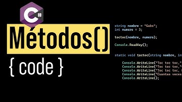 Como Crear Métodos en C#