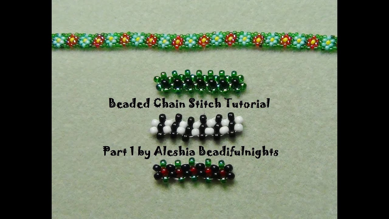 beaded-chain-stitch-tutorial-part-1-youtube