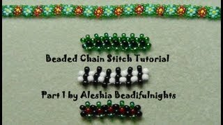 Beaded Chain Stitch Tutorial Part 1