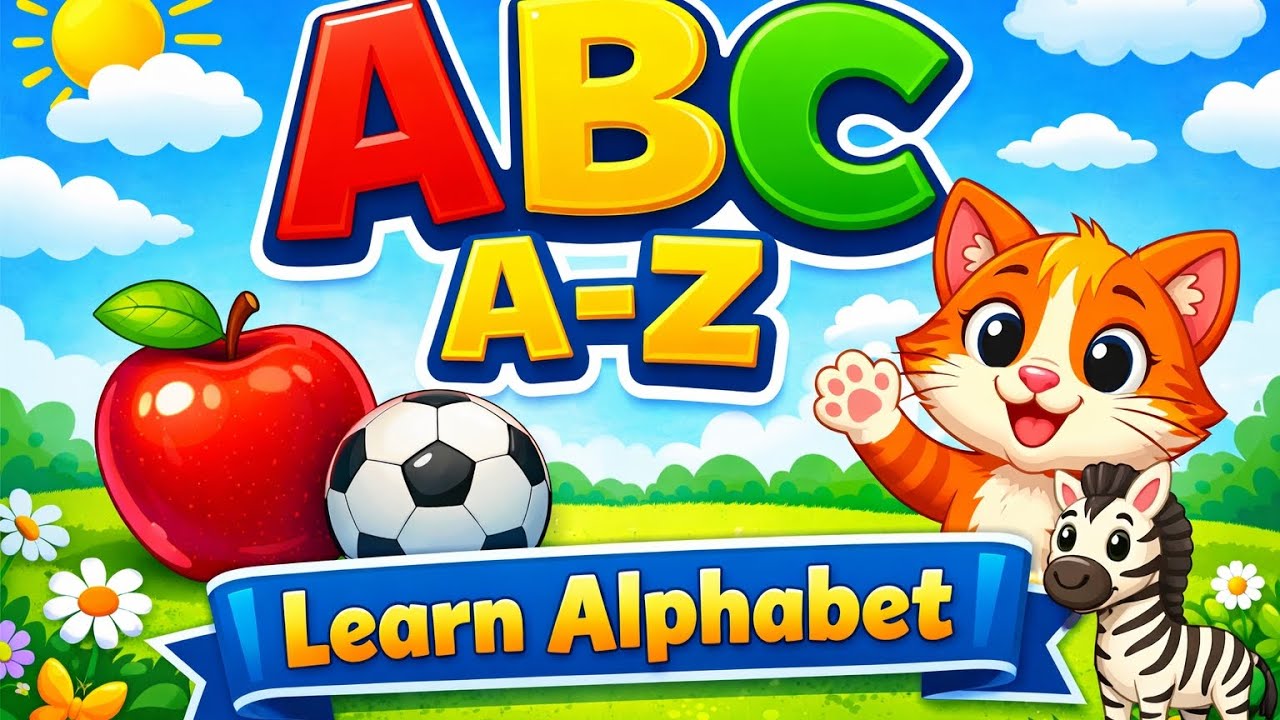 ABC Alphabet A-Z | A for Apple B for Ball C for Cat | ABC Learning Video | Preschool & Nursery |kids