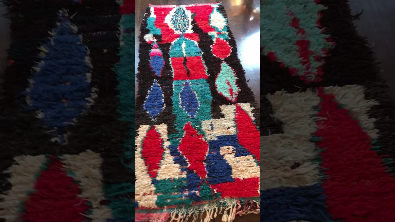 Moroccan Azilal Rug / The Blooming Loom