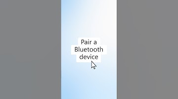 How to pair a Bluetooth device in Windows (60 second tutorial)
