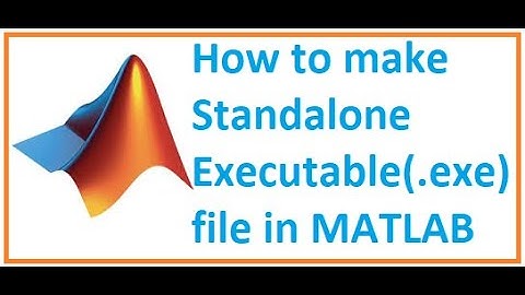 How to make standalone application file in Matlab | deploytool in matlab | .exe file