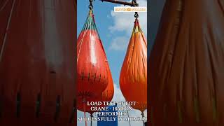LOAD TEST OF EOT CRANE - 165 TON PERFORMED SUCCESSFULLY IN MUMBAI #shortsvideo #short #shortsfeed