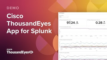 Enhance Your Visibility With the Cisco ThousandEyes App for Splunk