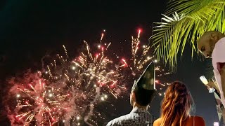 Espectáculo de fuegos artificiales de Nochevieja y cuál es el mejor lugar para verlo en Bayahibe